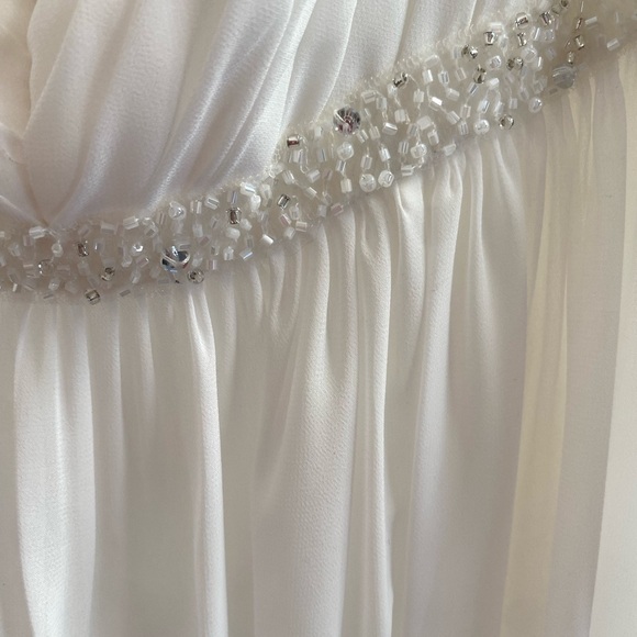 NWT IVORY FULL WEDDING/PROM DRESS SIZE 8 - Picture 12 of 15